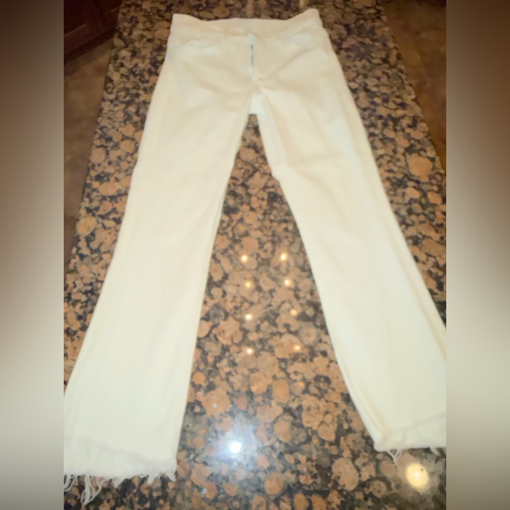 MOTHER Women's the Insider Crop Step Fray white size 28